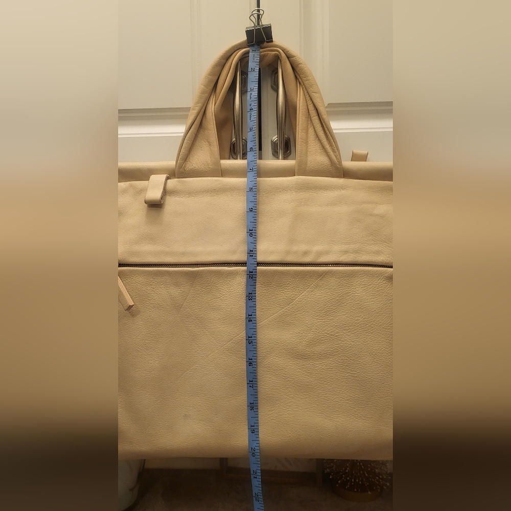 Alberta Di Canio Women's Cream Shoulder Bag - Picture 6 of 16